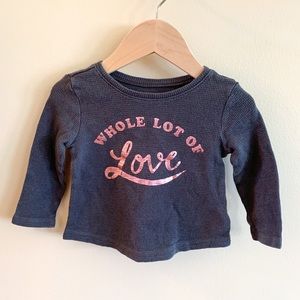 Old Navy | Baby Girl Ling Sleeve Shirt 18-24 M